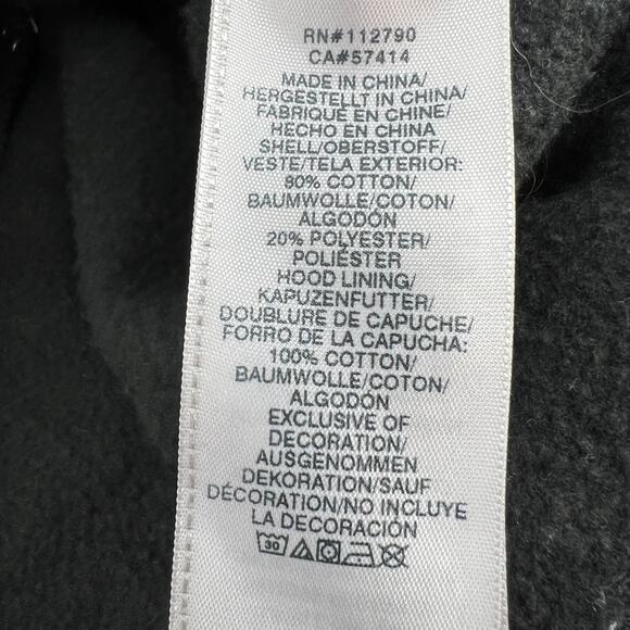 True Religion Unisex Buddha Big Logo Black Hoodie World Tour Back Graphic Size M - Picture 8 of 10